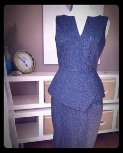 White House Black Market matching blouse and skirt